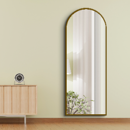 Arched Full Length Mirror – Gold Frame | 70×180 cm