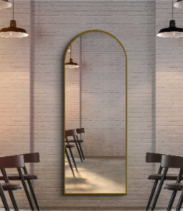 Arched Full Length Mirror 60×180 cm – Gold Frame