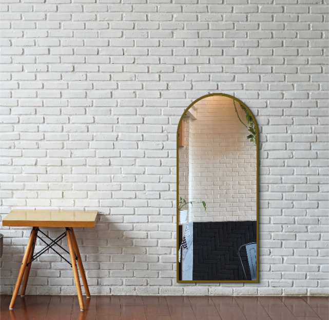 Arched Full Length Mirror 50×140 cm –Gold Frame