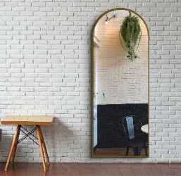 Arched Full Length Mirror 60×180 cm – Gold Frame