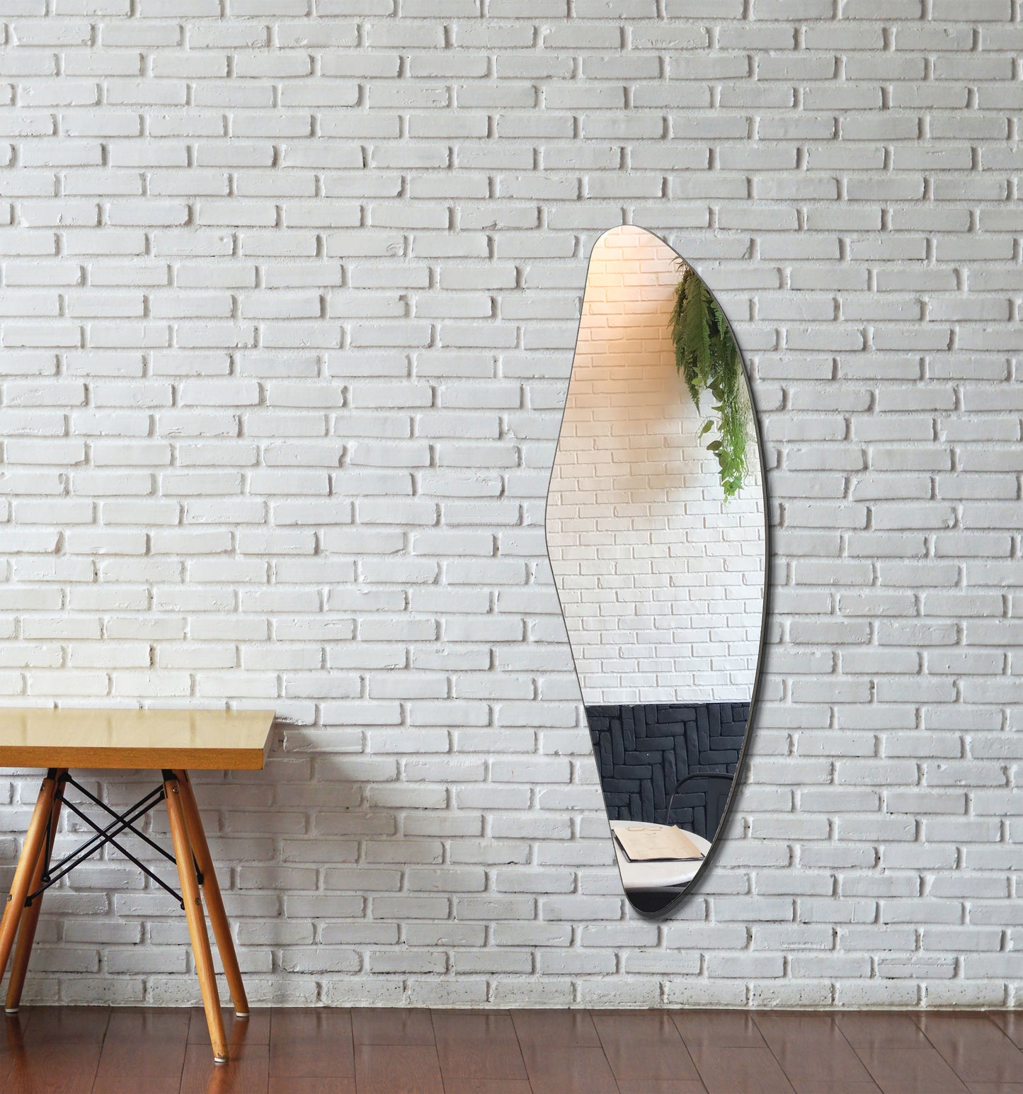 Asymmetrischer Designer Spiegel – Organische Form